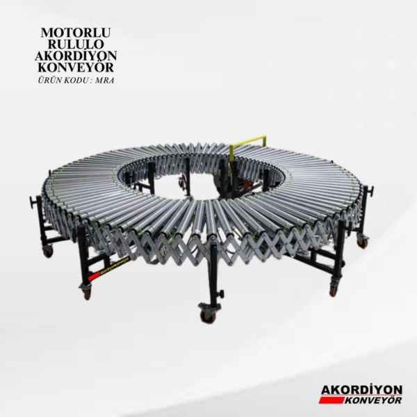 MOTORLU RULOLU AKORDİYON KONVEYÖR